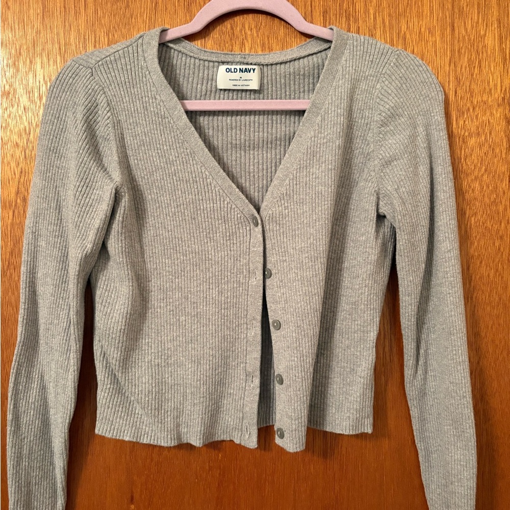 Old Navy Light Gray Women's Cardigan